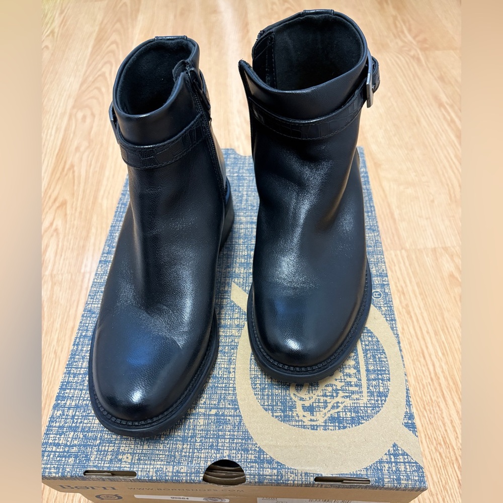 Clarks Black Ankle Boots